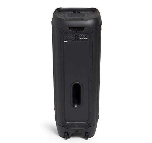 Image of JBL PartyBox 1000 Premium High Power Portable Wireless Bluetooth Audio System Bundle PMB100 Wired Dynamic Vocal Mic and Cable - Black