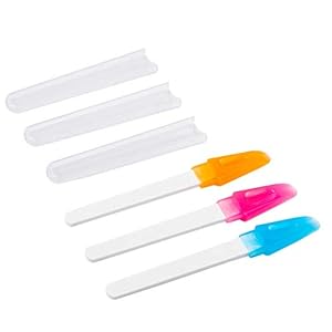 NICENEEDED Ceramics Nail File 3Pcs Ceramics Nail File With Case Professional Manicure Nail Care Fingernail Nail File For Natural And Acrylic Nails Double Side Nail Care For Women