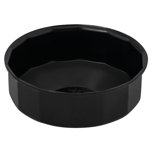 Performance Tool W54108 Steel Oil Filter Wrench, Fits Multiple Brands, for 3/8-Inch Drive Tool, Durable Construction for Strength