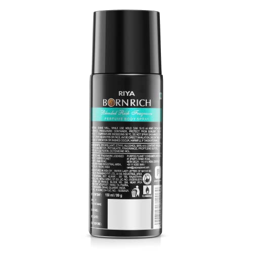 Image of Riya Born Rich Deodorant | Long Lasting Fragrance Perfume Body Spray 150 Ml