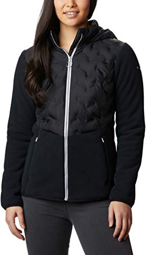 Columbia Delta Ridge Polar híbrido, Mujer, Negro, XL