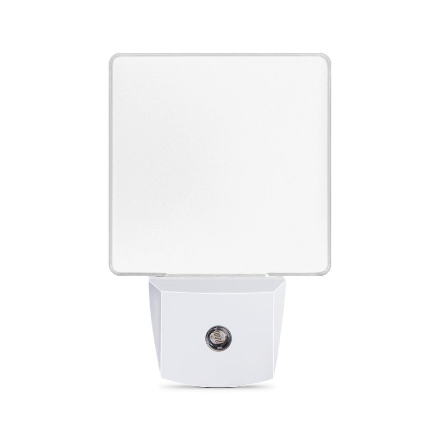 Image of Caifujiqi Plug-in Night Light Dusk to Dawn Smart Sensor White Led Nightlight for Bedroom Bathroom Kitchen Hallway Stairs Hallway Energy Efficient Decor Desk Lamp