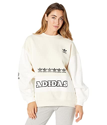 adidas Originals Trefoil Logo Play Sweater Wonder White LG