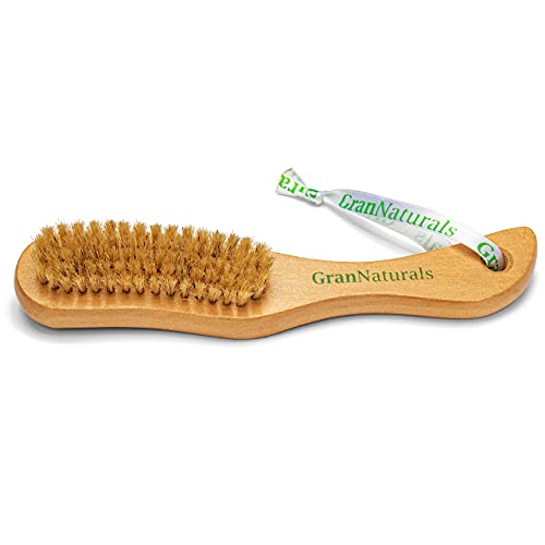 GranNaturals Wooden Nail Brush - Nail Cleaner Tool for Fingernail, Toenail - Dry Clean Scrubber with Thick Bristles and Wood Handle - Manicure and Pedicure Supplies for... - Image 5