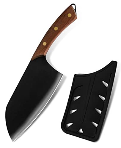 zZZ Chef Knife Cleaver Vegetable Meat Cutter Big Chopper with Wooden Handle