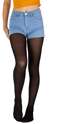 Giulia Schwarze Feinstrumpfhose Mädchen Kinder Microfaser Semitransparent Farbig Ketty 40 Den Nero 122-128