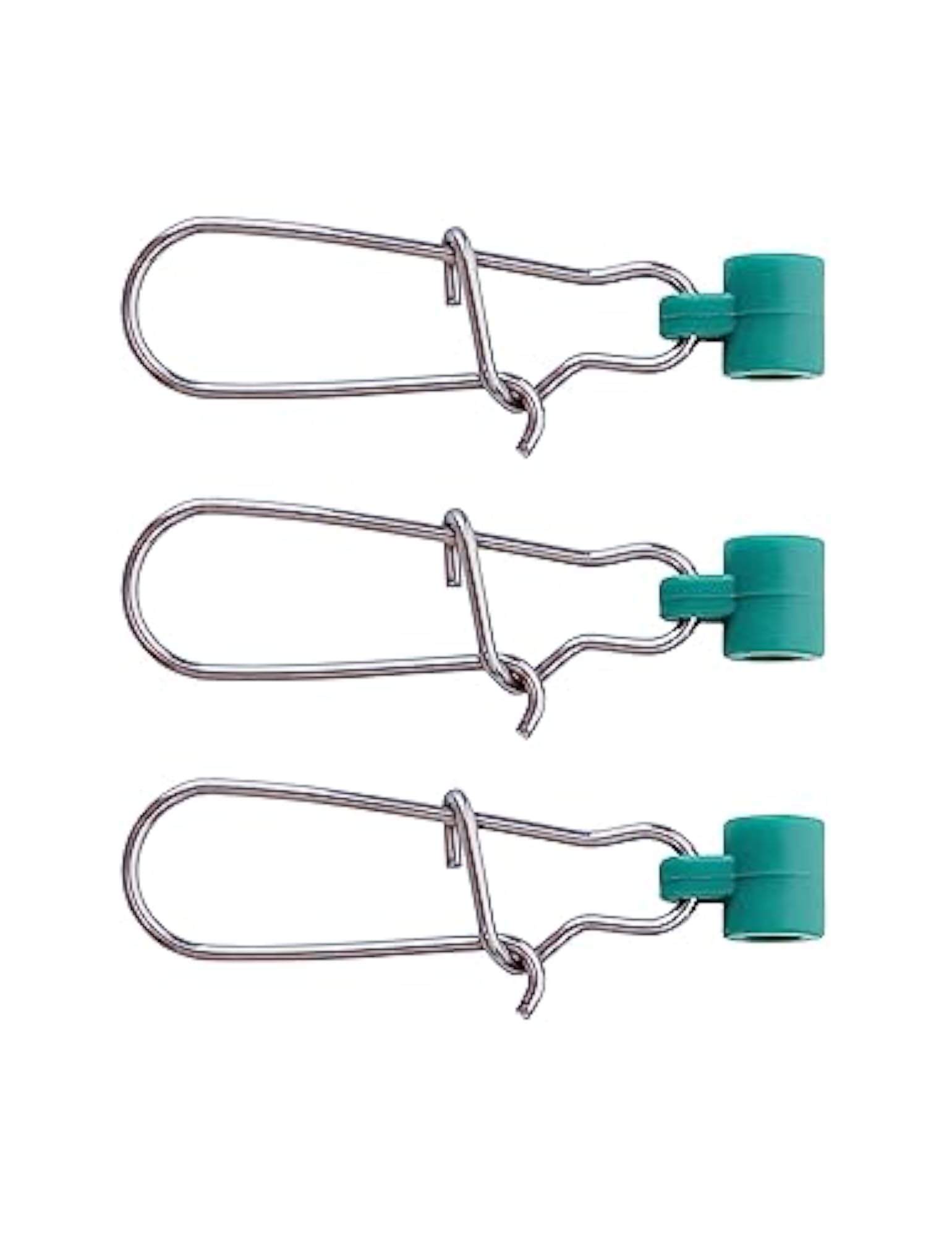 20pcs Stainless Steel Fishing Sinker Slide Connectors