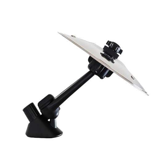 Car Crash Cymbal,Car Vent Accessory for Drivers & Drummers – Universal 14 cm Golden Drum Crash Cymbal, Rugged & Easy Installation, Makes Driving More Fun, Gift for Music Lovers (Sliver)