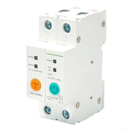 Disyuntor inteligente 2P 63A eWelink con medidor de consumo AC230V para carril DIN