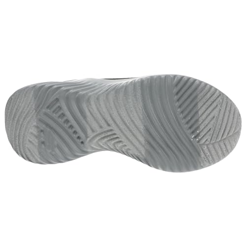 Skechers Bounder Brisk-burstSneaker Bambino, Nero Sintetico Tessuto Carbone Trim, 13.5 UK Child - Immagine 2