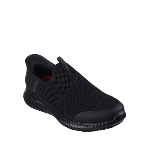 Image of Skechers Men's Hands Free Slip-ins Cessnock Rylind SrSneaker, Black Textile, 7.5 US