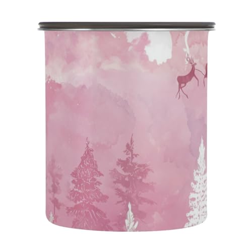 Contenedor de almacenamiento de café OTVEE 900 ml acero inoxidable