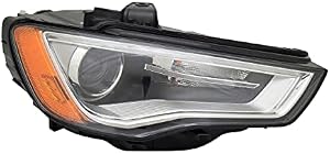 TYC Right Headlight Assembly Compatible with 2015-2016 Audi A3
