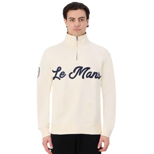 Sweatshirt Kappa Robe Giovani Sylvain 24H Le Mans beige vêtement sport homme femme