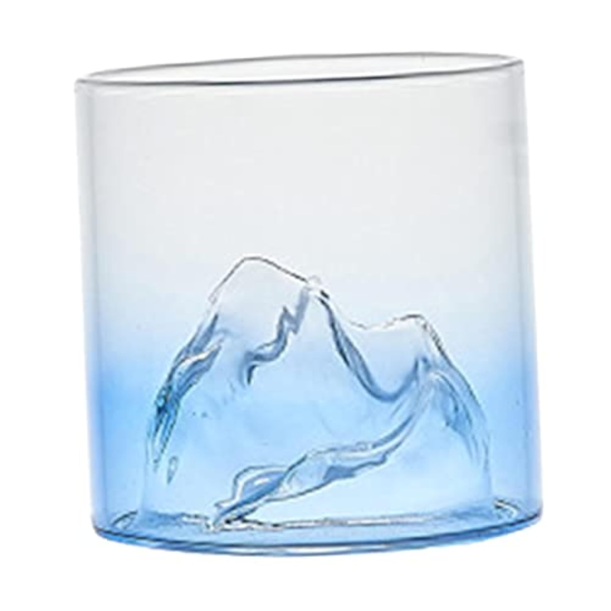 Creative Mountain Style Glass Tea Cup for Entertaining