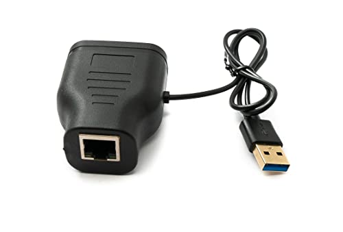 Câble USB 3.0 noir et répartiteur Ethernet RJ45 System-S pour le télétravail à la maison