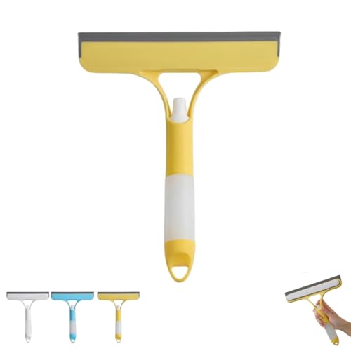Image of 3 in 1 Squeegee for Window Cleaning,3 in 1 Spray Squeegees,2025 New Squeegee for Shower Glass,All Purpose Window Cleaner Squeegees,for Car,Home,Kitchen Window (1 Pcs Yellow)