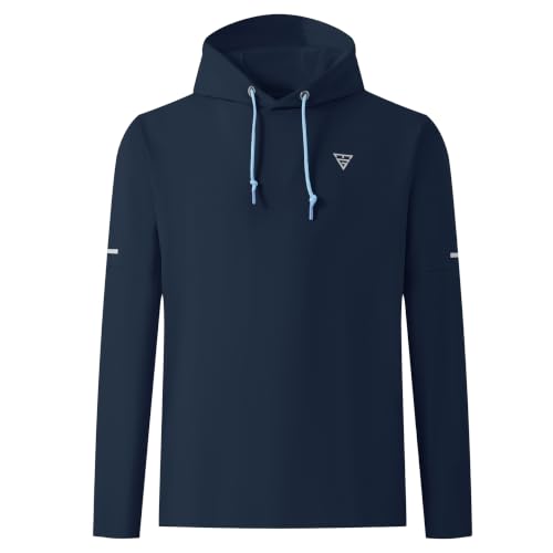 Image of M MAELREG Hoodies for Men Golf Fleece Hooded Sweatshirts Dry Fit Athletic Lightweight Casual Midlayer Mens Hoodies Pullover