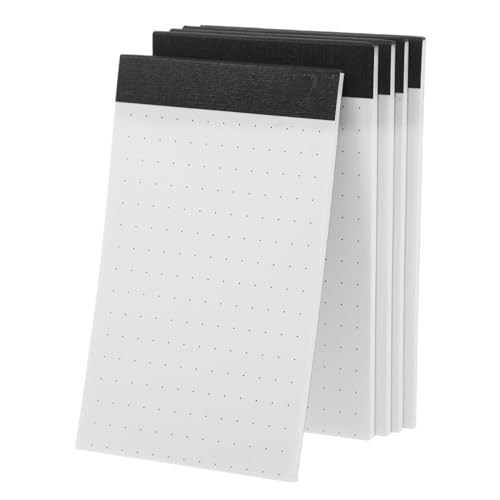 WEKADRIN 5個 ミニノートパッド冊 厚手紙使用のドットグリッド付箋 携帯便利で滑らかな書き心地 アイデア メモ リマインダー対応のコンパク