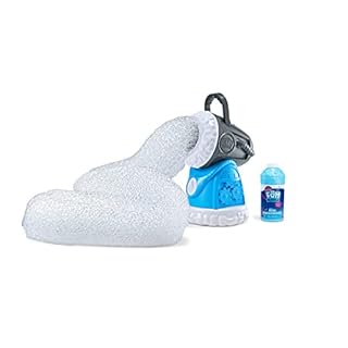 Fom Mania Little Kids Fomalanche Foam Machine|Non Toxic Kid Powered Foam Line|Bonus 21oz of Foam Concentrate to Make tons of Foam|Machine for Parties, Birthdays, Outdoor Fun, Blue (93035) (B09W374NXR)