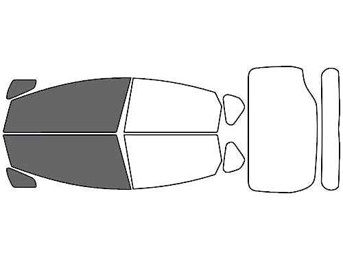 Rvinyl Window Tint Kit Compatible with Toyota Prius 2010-2015 - Front Precut Kit - 35%