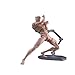RoofWorld 1/12 Scale Male Action Figure, 6inch Flexible Muscular Strong Joint Anime Body Pale Skin Figure with Head Sculpt Miniature Body Doll Collection
