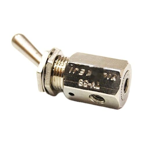 TV-3S 2 Position 2 Way Air Pneumatic Knob Control ON Off Toggle Valve