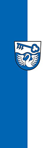 Drapeau Sauldorf grand format portrait anti-enroulement de 6m² mesurant 400x150cm - 2