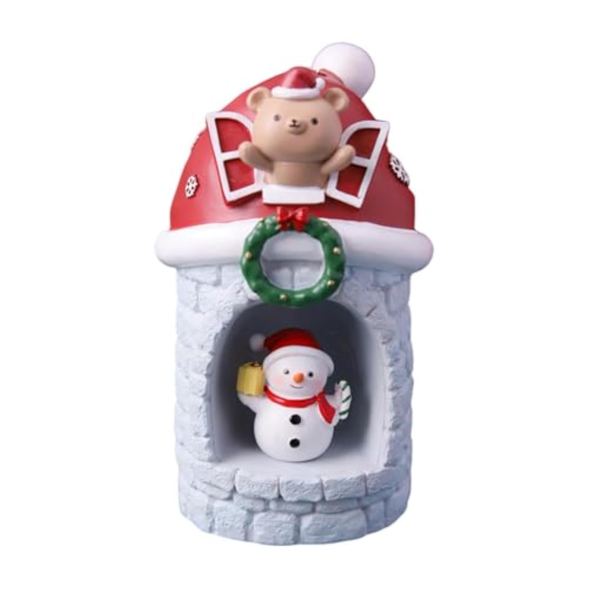 Christmas Village House Decoration LED Statue