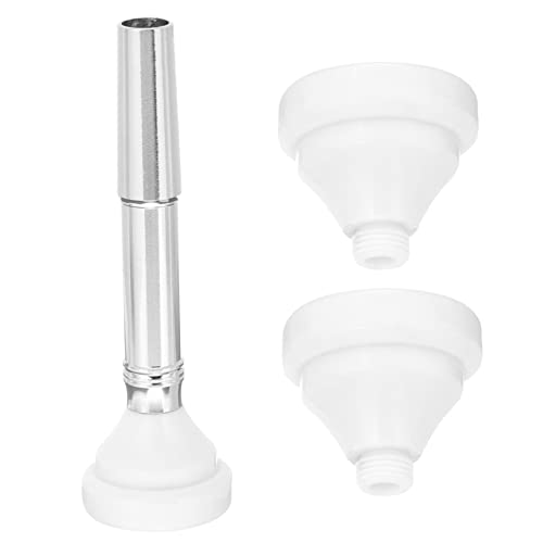 Mikinona 1 セット Bbl スピーカー セット トランペット マウスピース アクセサリー 便利な トランペット マウスピース 小 トランペット マウスピース 銅 パイプ 白 用 トランペッ