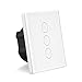 Produktbild WLAN Smart Lichtschalter mit Stufenlosem Dimmen,Frontoppy Wall Touch Control Lichtdimmer, IOS / Android 1 Gang APP Drahtlose Fernbedienung, Timing-Funktion, Arbeit mit Alexa / Google Assistant / IFTTT