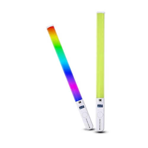 Image of Kodak S1290 RGB Video Stick Light | 2500K-9000K Adjustable Color Temperature | 95+ CRI | Multiple RGB Lighting Effects | Lightweight LED Fill Light for Photography & Video