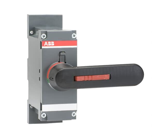 Manette en plastique osv800dk robuste noire abb-entrelec pour commande de précision
