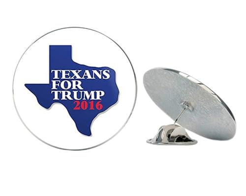 Texas Shaped Texans for Trump 2016 (Donald GOP tx) Metal 0.75