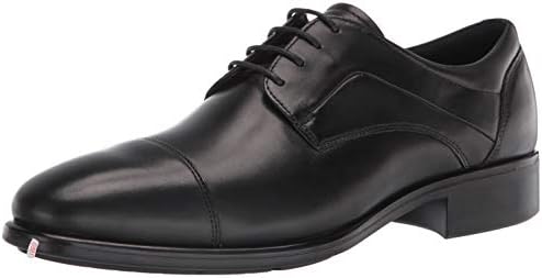 ECCO Men's CITYTRAY Cap Toe Tie Oxford, BLACK, 9 US medium
