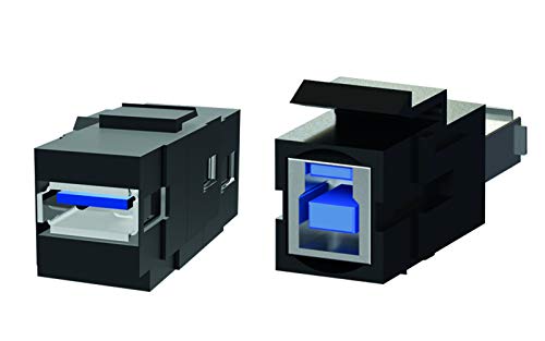 Preisvergleich Produktbild Bachmann USB A / B 3.0 Keystone Modul Datenanschluss, 917401