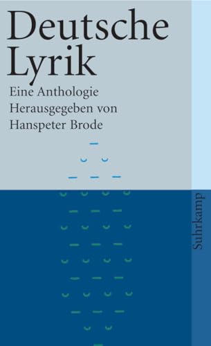 Deutsche Lyrik: Eine Anthologie (suhrkamp taschenbuch)