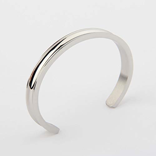 WUSUANED Breathe Hair Tie Deep Grooved Cuff Bracelet Lotus Flower Yoga Sign Jewelry Gift for Women4