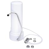 Watts Premier CT-1 Portable Counter Top Water Filtration System, Chrome Dispensing Spout, Housing, 5-Micron Carbon Filter, Diverter Valve, Tubing, For Use in RVs, Campers, Apartment, Houses