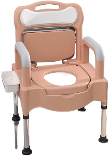 Heuitgs �|�[�^�u���g�C�� �������߉\ 42~55cm 6�i�K �ȈՃg�C�� ���p �ȈՃg�C�� ���p�g�C�� �g�C�� ��l�p ����җp ���p�i �ω׏d250kg (�n�[�h�p�b�h,�J�[�L�F)