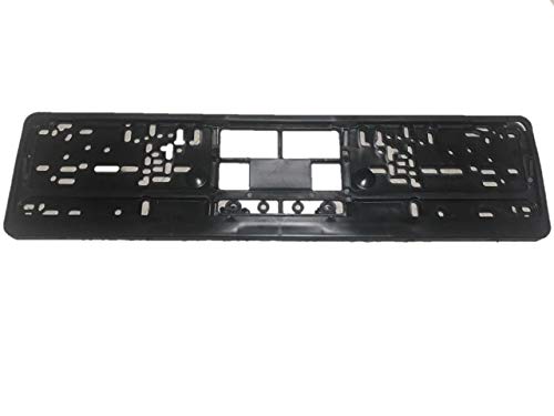 European License Plate Tag Holder - Bracket Frame For Euro Plates - Mount Adapter Included Universal Vehicle Plate Holders For Car, Truck, Van - Premium Auto Accessories #TOP4