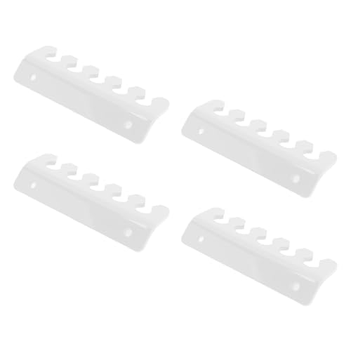 Cable Management Under Desk, 4 PCS Cable Holder Clip 5 Slots Acrylic Phone Tablet Charging Cord for Desk Wall (Transparent) miniatura 1