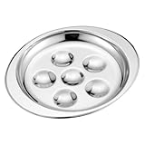 Plat à escargots : fabriqué en acier inoxydable, ce produit est pratique et facile à utiliser