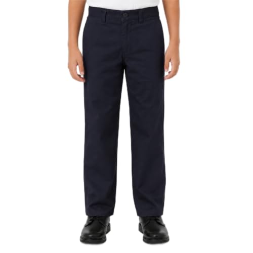 Pantalones de uniforme escolar para niños que crecen rápido con cintura ajustable Bienzoe