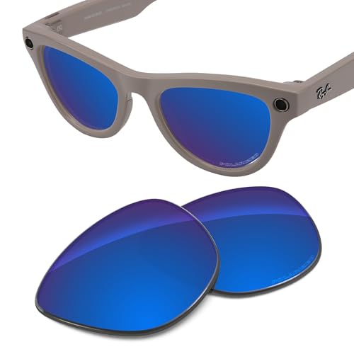 Image of Replacement Lenses Compatible with RayBan Meta Skyler RW4010 52mm AI Glasses, UV Protection, Transition