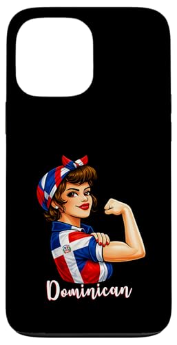 Strong Dominican Girl Girlfriend Dominican Republic Flag �X�}�z�P�[�X iPhone 13 Pro Max �p