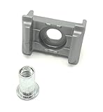 Auflagebock Zaun Doppelstabmattenzaun Befestigung Gittermatten Halter + Niet M8