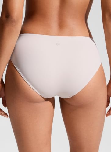 Image of CRZ YOGA Mid Waisted Bikini Bottoms | Mid Cut Leg, Medium Bum Coverage, Full Lining, Swim, Bathing Suit Briefs for Women