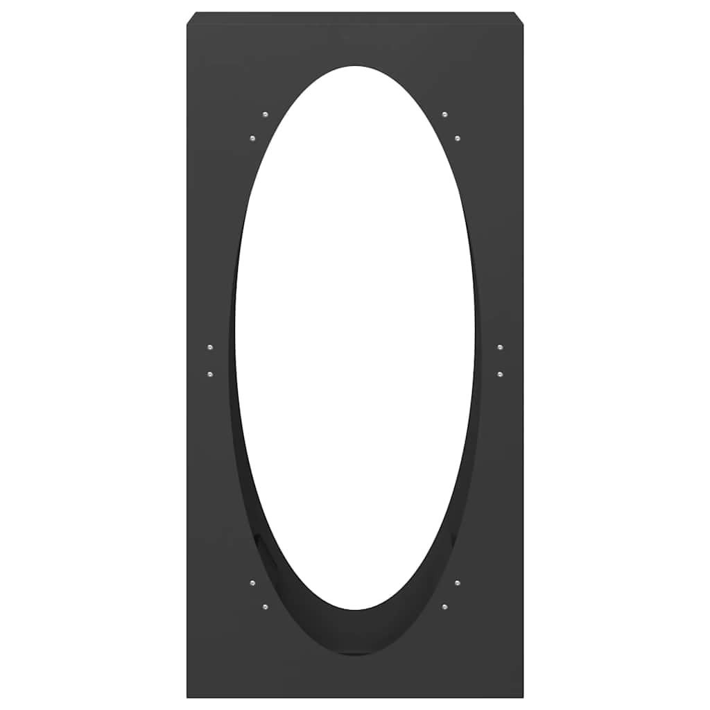 Estantería para leña negra de acero laminado en frío, 50 x 23 x 100 cm, capacidad de carga de 60 kg, para leña, leña, estante de madera, soporte de almacenamiento interior