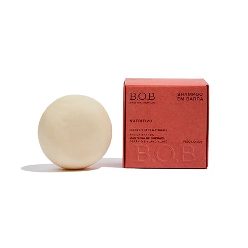 B.O.B Bars Over Bottles B.O.B Shampoo Em Barra Nutritivo 80G